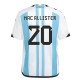 Argentina Home 2022 Football Jersey - Mac Allister 20