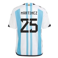 Argentina Home 2022 Football Jersey - Martinez 25