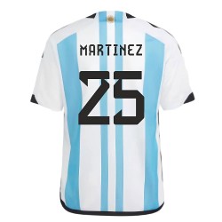 Argentina Home 2022 Football Jersey - Martinez 25