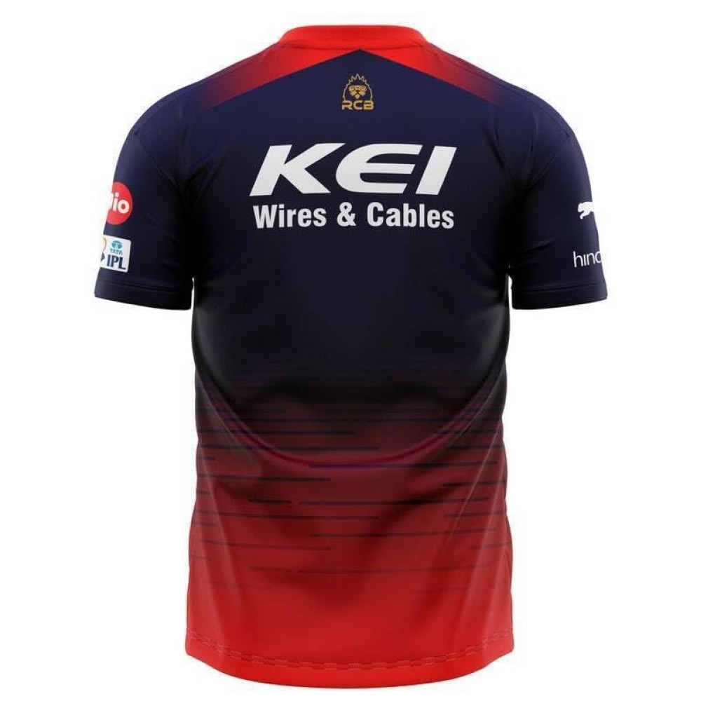 Royal Challengers Bangalore IPL Replica jersey 2023 (RCB IPL Jersey with Name Personalization)
