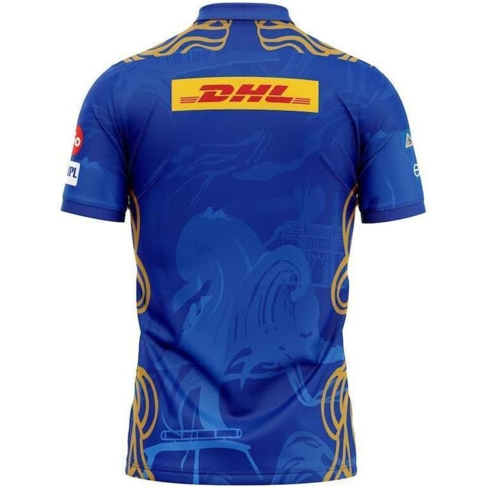 Mumbai Indians IPL Replica Jersey 2023 (MI 2023 With Name Personalization)