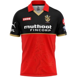 Royal Challengers Bangalore IPL Replica jersey 2021 (RCB IPL Jersey with Name Personalization)