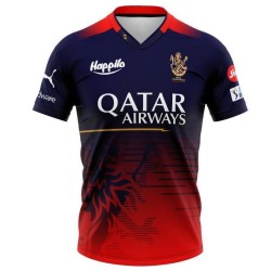 Royal Challengers Bangalore IPL Replica jersey 2023 (RCB IPL Jersey with Name Personalization)